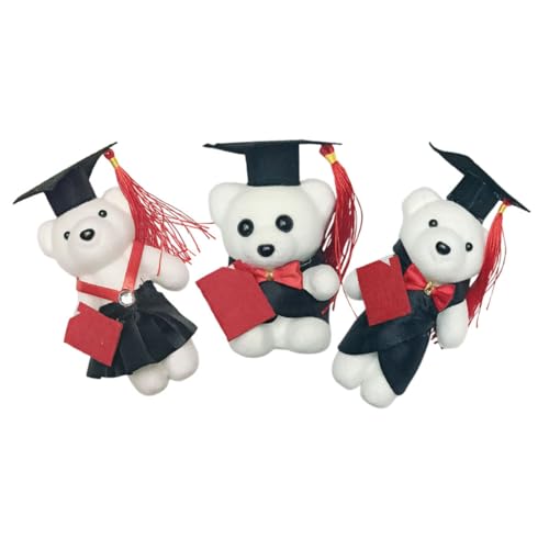FUNNETOYU 3 Stück Dr Bär Puppe Bär Mit Mütze Kleiner Bär Abschlusssaison Tierpuppe Abschlusstierspielzeug Abschlusssaison Plüsch Abschlusssaison Puppe Neujahrsbär Puppe Filztuch FUNNETOYU 3 Stück Dr Bär Puppe Bär Mit Mütze Kleiner Bär Abschlusssaison Tierpuppe Abschlusstierspielzeug Abschlusssaison Plüsch Abschlusssaison Puppe Neujahrsbär Puppe Filztuch von FUNNETOYU
