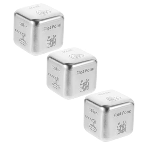 FUNNETOYU 3 Stück Food Decision Dice Teiliges Würfel für Essenswahl Kompakt Tragbar Mehrseitig mit Verschiedenen Küchen Beschriftet für Dinner Partys Reisen FUNNETOYU 3 Stück Food Decision Dice Teiliges Würfel für Essenswahl Kompakt Tragbar Mehrseitig mit Verschiedenen Küchen Beschriftet für Dinner Partys Reisen von FUNNETOYU