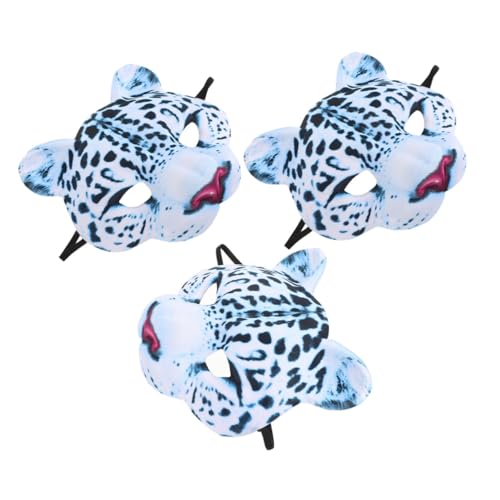 FUNNETOYU 3 Stück Halbgesichtige Leoparden-masken aus EVA Leichte Tiermotiv-maskerade für Halloween Karneval Kostümparty Langlebig und Bequem für Erwachsene FUNNETOYU 3 Stück Halbgesichtige Leoparden-masken aus EVA Leichte Tiermotiv-maskerade für Halloween Karneval Kostümparty Langlebig und Bequem für Erwachsene von FUNNETOYU