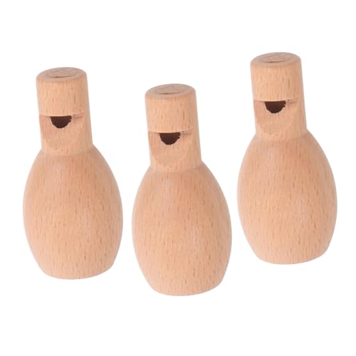 FUNNETOYU 3 Stück Holzpfeifen Für Kinder, Zum Selbermalen, Mini-musikinstrumente Für Das Musiktraining Von Kleinkindern, Basteln Und Lustige Partygeschenke FUNNETOYU 3 Stück Holzpfeifen Für Kinder, Zum Selbermalen, Mini-musikinstrumente Für Das Musiktraining Von Kleinkindern, Basteln Und Lustige Partygeschenke von FUNNETOYU