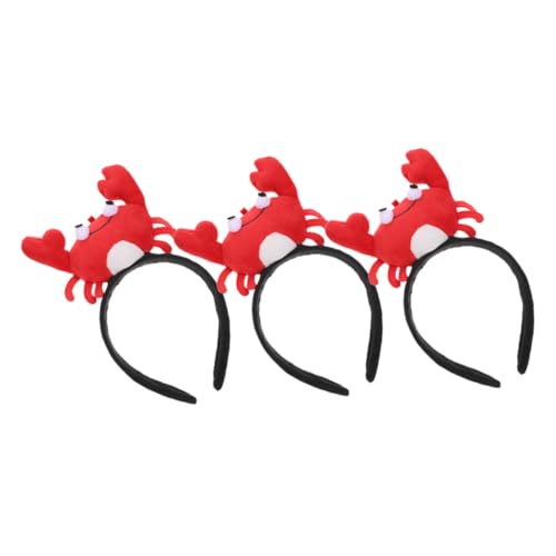 FUNNETOYU 3 Stück Krabben simuliertes Haarband Cartoon-Tierkopfschmuck kreativer Haarreihe süßes Cartoon-Stirnband Cosplay -Kopfbedeckung Haarzubehör für Mädchen Cartoonstirnband Stoff rot FUNNETOYU 3 Stück Krabben simuliertes Haarband Cartoon-Tierkopfschmuck kreativer Haarreihe süßes Cartoon-Stirnband Cosplay -Kopfbedeckung Haarzubehör für Mädchen Cartoonstirnband Stoff rot von FUNNETOYU