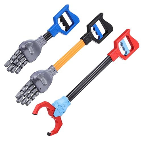 FUNNETOYU 3 Stück Mechanische Handschuhe Greifspielzeug Roboterarm Werkzeug klein mechanisches Armspielzeug Greifarm Handgreifer Kindergreifer mechanisches Handspielzeug Plastik FUNNETOYU 3 Stück Mechanische Handschuhe Greifspielzeug Roboterarm Werkzeug klein mechanisches Armspielzeug Greifarm Handgreifer Kindergreifer mechanisches Handspielzeug Plastik von FUNNETOYU