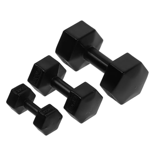 FUNNETOYU 3 Stück Miniatur Hanteln Teilig Puppenhaus Zubehör Mini Sportgeräte für Sammler Sicher und Elegant für Kleine Räume und Fitness Ecken FUNNETOYU 3 Stück Miniatur Hanteln Teilig Puppenhaus Zubehör Mini Sportgeräte für Sammler Sicher und Elegant für Kleine Räume und Fitness Ecken von FUNNETOYU
