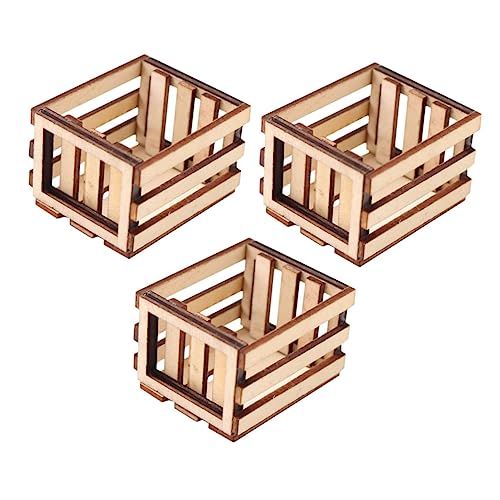 FUNNETOYU 3 Stück Miniatur Holz Aufbewahrungskorb Stabiles Leichtes Möbelmodell für Puppenhaus Dekorativ Multifunktional für DIY Wohn und Schlafzimmer Szenen Kindgerecht und Stilvoll FUNNETOYU 3 Stück Miniatur Holz Aufbewahrungskorb Stabiles Leichtes Möbelmodell für Puppenhaus Dekorativ Multifunktional für DIY Wohn und Schlafzimmer Szenen Kindgerecht und Stilvoll von FUNNETOYU
