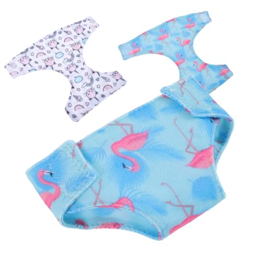 FUNNETOYU 3 Stück Puppen Kleidung Puppen Klamotten Puppen-Wechselhöschen Puppen-Outfit Puppen- -Set Spielzeugpuppenhöschen kostüm Stoff von FUNNETOYU