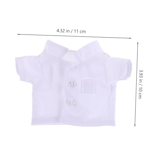 FUNNETOYU 3 Stück Puppenkleidung Arztkostüm Plüschkleidung für Kuscheltiere und Puppen mit Einzigartigen Bären Accessoires für Fantasievolles Rollenspiel FUNNETOYU 3 Stück Puppenkleidung Arztkostüm Plüschkleidung für Kuscheltiere und Puppen mit Einzigartigen Bären Accessoires für Fantasievolles Rollenspiel von FUNNETOYU