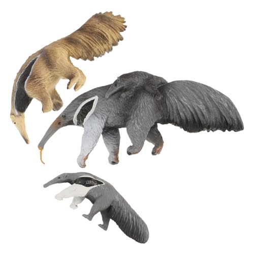FUNNETOYU 3 Stück Realistisches Ameisenbär Modell Teiliges aus Hochwertigem Material Detailgetreue Wildtier Figur für Ab Jahren Stabile Dekofigur für Wohnzimmer Schreibtisch und FUNNETOYU 3 Stück Realistisches Ameisenbär Modell Teiliges aus Hochwertigem Material Detailgetreue Wildtier Figur für Ab Jahren Stabile Dekofigur für Wohnzimmer Schreibtisch und von FUNNETOYU