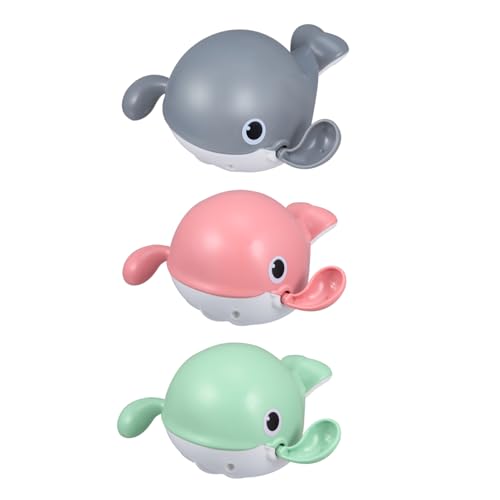FUNNETOYU 3 Stück Teiliges Badespielzeug aus Ungiftigem Wasserspritzende Spielzeuge für Junge Mädchen und Kleinkinder Farbenfrohe Cartoon Schwimmtiere für Interaktives Badeerlebnis von FUNNETOYU