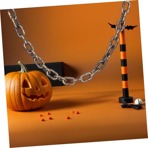 FUNNETOYU 3 Stück Teiliges Halloween-dekoketten Realistischem Kunststoff Gruselige Ketten für Kostümparty Haunted House und Vielseitige Halloween-Dekorationen FUNNETOYU 3 Stück Teiliges Halloween-dekoketten Realistischem Kunststoff Gruselige Ketten für Kostümparty Haunted House und Vielseitige Halloween-Dekorationen von FUNNETOYU