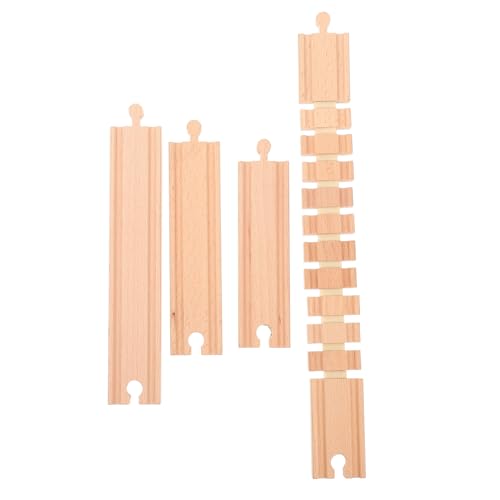 FUNNETOYU 3 Stück Teiliges Holz zugschienen Hochwertigem Stabilem Material Langlebig und Sicher Praktisches für Kompatibel mit Verschiedenen Modelleisenbahnen für Geburtstag und FUNNETOYU 3 Stück Teiliges Holz zugschienen Hochwertigem Stabilem Material Langlebig und Sicher Praktisches für Kompatibel mit Verschiedenen Modelleisenbahnen für Geburtstag und von FUNNETOYU