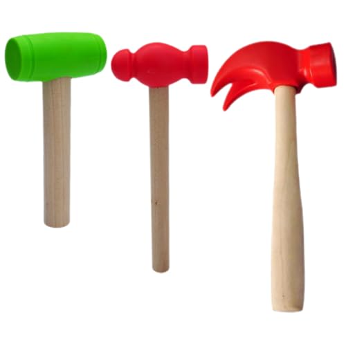 FUNNETOYU 3 Stück Teiliges Holzspielzeug Hammer Leichtes Pounding Werkzeug für Kleinkinder zur Motorik und Hand Auge koordination Robust und Sicher für Jungen Mädchen Ab Jahren FUNNETOYU 3 Stück Teiliges Holzspielzeug Hammer Leichtes Pounding Werkzeug für Kleinkinder zur Motorik und Hand Auge koordination Robust und Sicher für Jungen Mädchen Ab Jahren von FUNNETOYU