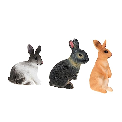 FUNNETOYU 3 Stück Teiliges Kaninchen Figuren aus Langlebigem Realistische Hasenmodelle für Fördert Kreativität und Tiererkennung für Geburtstag und Weihnachten FUNNETOYU 3 Stück Teiliges Kaninchen Figuren aus Langlebigem Realistische Hasenmodelle für Fördert Kreativität und Tiererkennung für Geburtstag und Weihnachten von FUNNETOYU