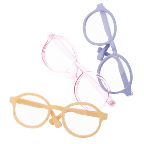 FUNNETOYU 3 Stück Teiliges Puppenbrillen Kleine Bunte Mini Brillen für Puppenzubehör Vielseitig für Puppenhaus Kindgerechtes Rollenspiel Fördert Fantasievolles FUNNETOYU 3 Stück Teiliges Puppenbrillen Kleine Bunte Mini Brillen für Puppenzubehör Vielseitig für Puppenhaus Kindgerechtes Rollenspiel Fördert Fantasievolles von FUNNETOYU