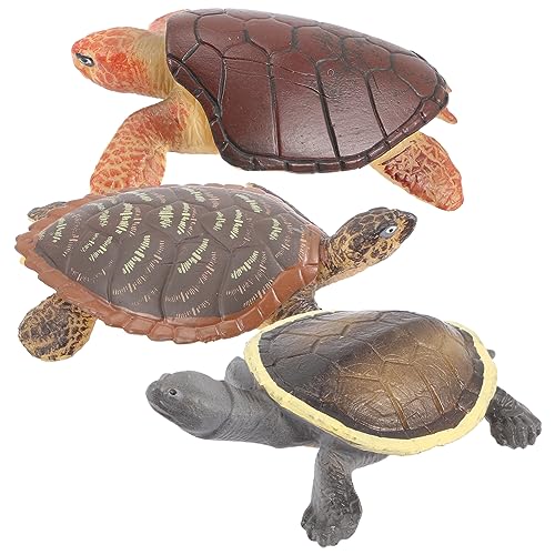 FUNNETOYU 3 Stück Teiliges Schildkröten Modell Set Realistische Tierskulpturen für Dekoration für Schreibtisch und Garten Hochwertiges für Freunde und Familie FUNNETOYU 3 Stück Teiliges Schildkröten Modell Set Realistische Tierskulpturen für Dekoration für Schreibtisch und Garten Hochwertiges für Freunde und Familie von FUNNETOYU