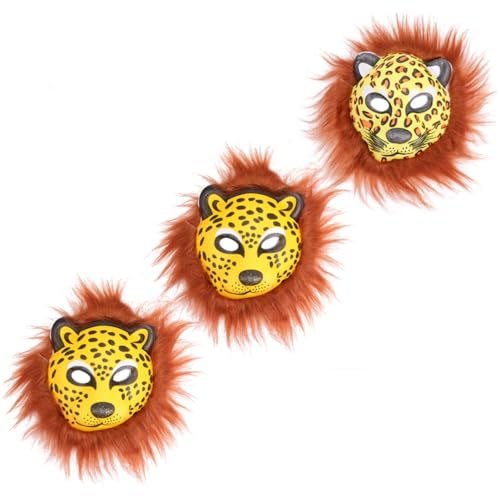 FUNNETOYU 3 Stück Tierische Maske Lustige Maske Maskenfest Halloween-maske Stoff FUNNETOYU 3 Stück Tierische Maske Lustige Maske Maskenfest Halloween-maske Stoff von FUNNETOYU