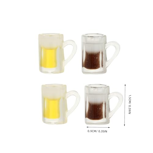 FUNNETOYU 30 Stück Bierflaschenzubehör Accessoires Retro realistisch Bierzubehör erstellen Miniatur Bier Mini-Tassenornamente aus Kunstharz Mini-Marke Miniaturszene Zubehör für Harzmodelle FUNNETOYU 30 Stück Bierflaschenzubehör Accessoires Retro realistisch Bierzubehör erstellen Miniatur Bier Mini-Tassenornamente aus Kunstharz Mini-Marke Miniaturszene Zubehör für Harzmodelle von FUNNETOYU