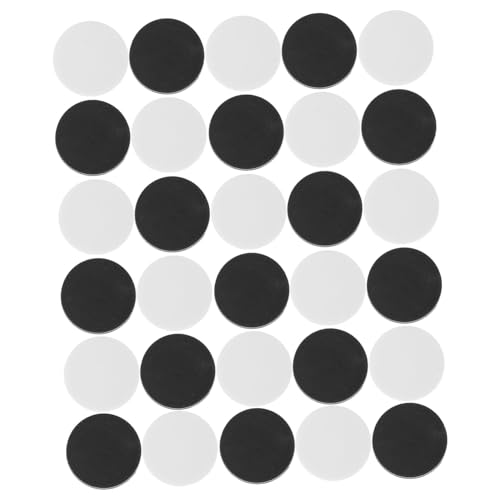 FUNNETOYU 30 Stück Dame-zubehör Backgammon Brettspiele Schachfiguren Plastik FUNNETOYU 30 Stück Dame-zubehör Backgammon Brettspiele Schachfiguren Plastik von FUNNETOYU