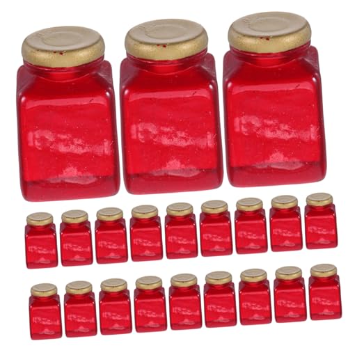 FUNNETOYU 30 Stück Maßstab Resin Puppenhaus Zubehör Realistische Küchen Dekoration für DIY Landschaft Fotorequisiten und Sammelobjekte von FUNNETOYU