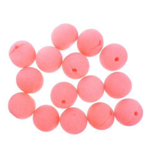FUNNETOYU 30 Stück Rosa Clownnasen aus Schwamm Wiederverwendbare Cosplay Clown Nose Prop Vielseitig für Karneval Halloween Kinderpartys und Kostümzubehör von FUNNETOYU