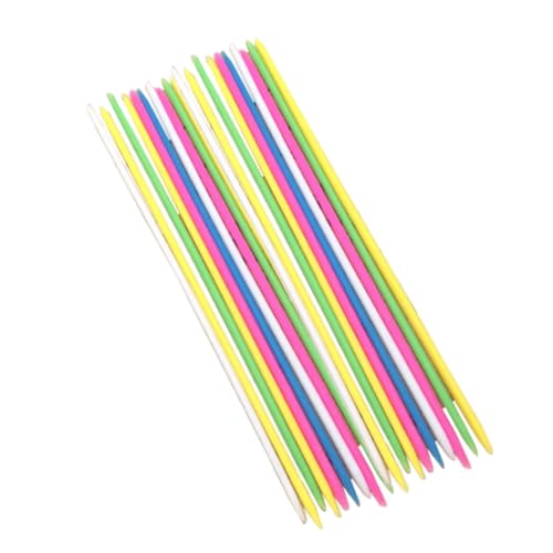 FUNNETOYU 30 Stück Teiliges Buntes Pick Up Sticks Eltern Junge Mädchen Spiel für Feinmotorik und Hand Auge Koordination Kreative Freizeitgestaltung für Drinnen und Draußen Geeignet für von FUNNETOYU
