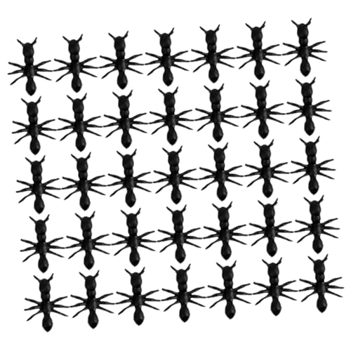 FUNNETOYU 300 Stück Ameisenmodell gefälschte Fehler gefälschte Insekten Halloween-Simulation Ameisen Realistische Ameisenfiguren Dekorative Ameisenskulpturen gefälschte Ameise PVC Black von FUNNETOYU