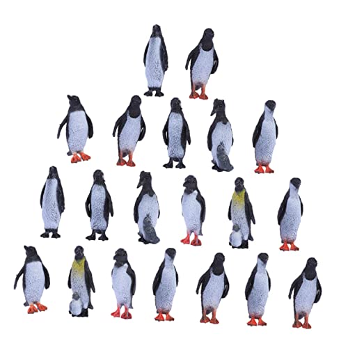 FUNNETOYU 32 Stück Teiliges Niedliche Pinguin Figuren Kreative Tischdeko für Realistische Tiermodelle für Lernspiele und Dekoration Hochwertige Materialien Langlebig und Sicher von FUNNETOYU