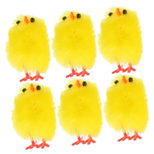 FUNNETOYU 36 Stück Osterküken pummeluff Kuscheltier beschwertes Kuscheltier Ostergeschenk für Ostern Easter plüschtier Plüsch-Küken-Modell Osterplüschküken Plastik Yellow FUNNETOYU 36 Stück Osterküken pummeluff Kuscheltier beschwertes Kuscheltier Ostergeschenk für Ostern Easter plüschtier Plüsch-Küken-Modell Osterplüschküken Plastik Yellow von FUNNETOYU