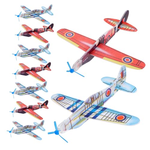 FUNNETOYU 36 Stück Teiliges Schaumstoff Flugzeug Flexible Gleitflugzeuge für Sichere Handgeworfene Segelflugzeuge Kreative Outdoor Flugmodell Spielzeuge Farblich Sortiert Zufällige Farbe von FUNNETOYU