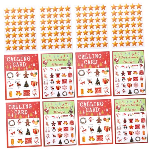 FUNNETOYU 37 Stück Teiliges Bingo Kartenspiel aus Papier Buntes Partyspiel für Personen Einzigartige Muster Sicher und Langlebig für Partys Büros und Feiern von FUNNETOYU