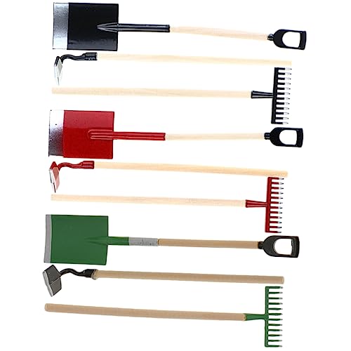 FUNNETOYU 3sätze Teiliges Miniatur Gartenwerkzeuge Für Puppenhäuser Miniature Rake Und Schaufel Modelle Deko Für Wohnraum Und Kinderzimmer Fördert Die Kreativität Und Feinmotorik Von FUNNETOYU 3sätze Teiliges Miniatur Gartenwerkzeuge Für Puppenhäuser Miniature Rake Und Schaufel Modelle Deko Für Wohnraum Und Kinderzimmer Fördert Die Kreativität Und Feinmotorik Von von FUNNETOYU