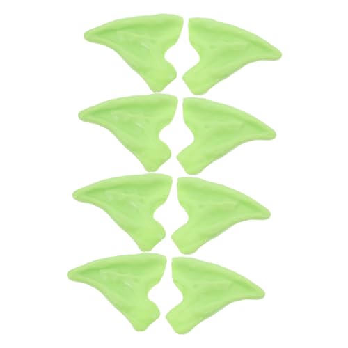 FUNNETOYU 4 Paare Elfenohren Klein Kostüm Ohren Erwachsener Fee Zubehör Halloween Party X Cosplay Ohrstützen Ohren Requisiten Emulsion Green FUNNETOYU 4 Paare Elfenohren Klein Kostüm Ohren Erwachsener Fee Zubehör Halloween Party X Cosplay Ohrstützen Ohren Requisiten Emulsion Green von FUNNETOYU