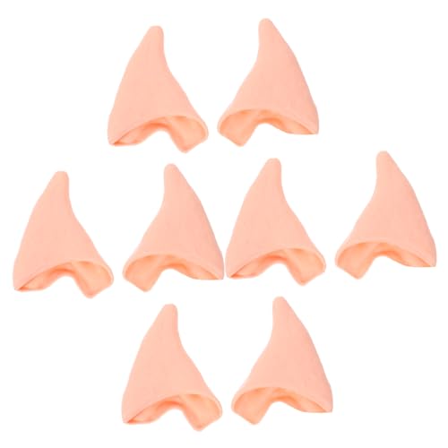 FUNNETOYU 4 Paare Elfenohren realistische Ohren Weihnachtselfenmütze mit Ohren Cosplay-Ohr Ohren tragen Hörner elf Ohren Halloween-Attacken falsche Ohren Ohrzubehör Feenohren Emulsion Beige FUNNETOYU 4 Paare Elfenohren realistische Ohren Weihnachtselfenmütze mit Ohren Cosplay-Ohr Ohren tragen Hörner elf Ohren Halloween-Attacken falsche Ohren Ohrzubehör Feenohren Emulsion Beige von FUNNETOYU