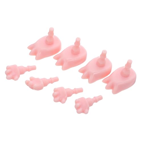 FUNNETOYU 4 Sätze Miniature Doll Hands Feet Ersatzteile Realistische Gelenkteile für DIY Puppenherstellung Sammlerstücke Kreative Bastelsets FUNNETOYU 4 Sätze Miniature Doll Hands Feet Ersatzteile Realistische Gelenkteile für DIY Puppenherstellung Sammlerstücke Kreative Bastelsets von FUNNETOYU