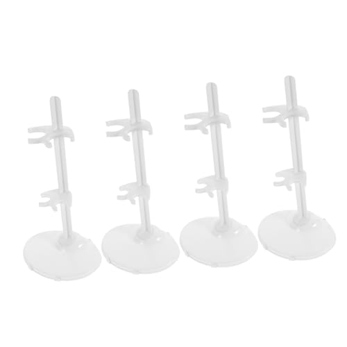 FUNNETOYU 4 Sätze Puppenständer aus Stabilem Material Verstellbare Doll Display Racks für Puppen Figuren und Modelle zum Präsentieren und Aufbewahren von Puppen Tisch oder Regal FUNNETOYU 4 Sätze Puppenständer aus Stabilem Material Verstellbare Doll Display Racks für Puppen Figuren und Modelle zum Präsentieren und Aufbewahren von Puppen Tisch oder Regal von FUNNETOYU