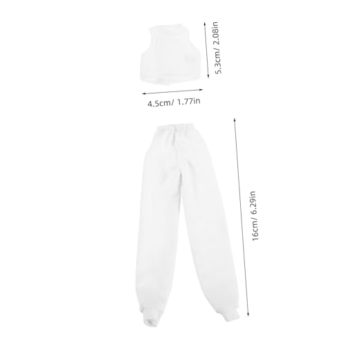 FUNNETOYU 4 Sätze Teilige Puppenkleidung Set Sportliche Weste und Hose für Puppen Sommeroutfit Einfach Anzuziehen für Alltags und Rollenspiel FUNNETOYU 4 Sätze Teilige Puppenkleidung Set Sportliche Weste und Hose für Puppen Sommeroutfit Einfach Anzuziehen für Alltags und Rollenspiel von FUNNETOYU