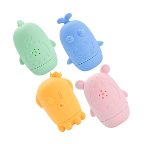 FUNNETOYU 4 Stück Badespielzeug aus Silikon Badewanne Dusche Badespielzeug Kleinkindbadspielzeug Badespielzeug Dusche Badespielzeug zum Kieselgel FUNNETOYU 4 Stück Badespielzeug aus Silikon Badewanne Dusche Badespielzeug Kleinkindbadspielzeug Badespielzeug Dusche Badespielzeug zum Kieselgel von FUNNETOYU