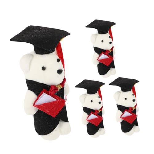 FUNNETOYU 4 Stück Dr Bear Puppe Absolventenbär Abschlussbär Beanie Absolventenbär Absolventenplüschtier Dekorierter Bär Für Den Abschluss Plüschornamente Absolventenhut FUNNETOYU 4 Stück Dr Bear Puppe Absolventenbär Abschlussbär Beanie Absolventenbär Absolventenplüschtier Dekorierter Bär Für Den Abschluss Plüschornamente Absolventenhut von FUNNETOYU