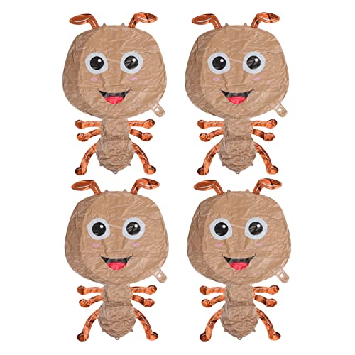 FUNNETOYU 4 Stück Folienballons Aufblasbare Tierballons Insekten Design für Geburtstagsfeiern Babypartys und Mehr Langlebig und Elegant Deko für Jede FUNNETOYU 4 Stück Folienballons Aufblasbare Tierballons Insekten Design für Geburtstagsfeiern Babypartys und Mehr Langlebig und Elegant Deko für Jede von FUNNETOYU