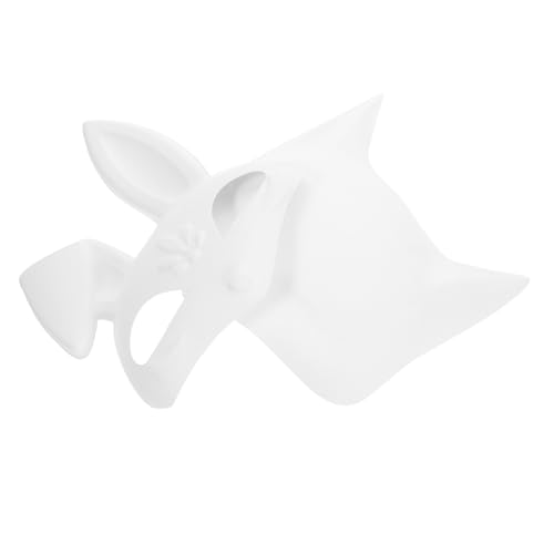 FUNNETOYU 4 Stück Fuchs Lackierbar Leere Maskerademaske Masken Wiederverwendbar Tierische Partymaske Malen Tier-maskerade- Diy Fuchsmaske Realistisch Unbemalt Pvc Weiß FUNNETOYU 4 Stück Fuchs Lackierbar Leere Maskerademaske Masken Wiederverwendbar Tierische Partymaske Malen Tier-maskerade- Diy Fuchsmaske Realistisch Unbemalt Pvc Weiß von FUNNETOYU
