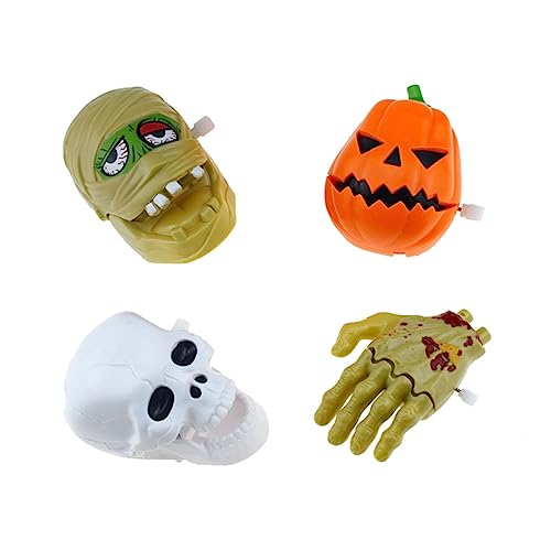 FUNNETOYU 4 Stück Halloween Aufziehspielzeug Set Teiliges Kreatives für Halloween Mitgebsel für Partytüten und Schulbelohnungen Fördert Motorische Fähigkeiten und Koordination FUNNETOYU 4 Stück Halloween Aufziehspielzeug Set Teiliges Kreatives für Halloween Mitgebsel für Partytüten und Schulbelohnungen Fördert Motorische Fähigkeiten und Koordination von FUNNETOYU