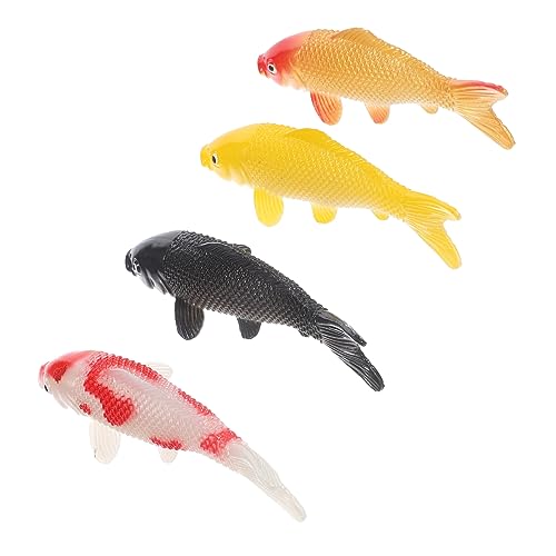 FUNNETOYU 4 Stück Haushalts Aquarium Ornamente Aquarium Dekoration Gefälschte Schwimmende Aquarium Dekoration Nachahmung Künstlicher Aquarium Zubehör Aquarium von FUNNETOYU