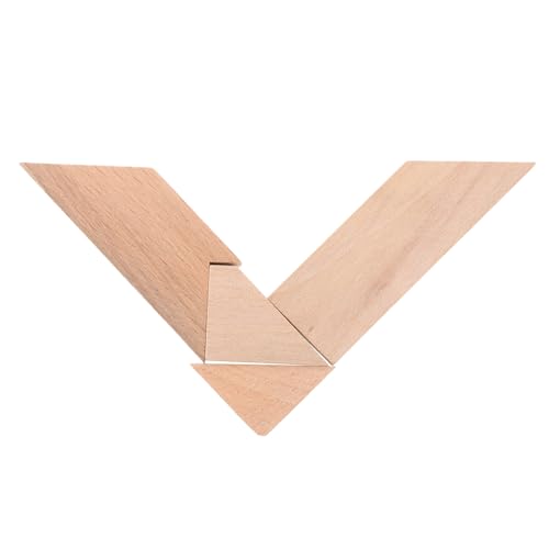 FUNNETOYU 4 Stück Holzpuzzle Teiliges T Form Denkspiel für Geometrisches Holzblock Puzzle zur Kognitiver Fähigkeiten Stem Lernspielzeug für Motorische Entwicklung und Logisches FUNNETOYU 4 Stück Holzpuzzle Teiliges T Form Denkspiel für Geometrisches Holzblock Puzzle zur Kognitiver Fähigkeiten Stem Lernspielzeug für Motorische Entwicklung und Logisches von FUNNETOYU