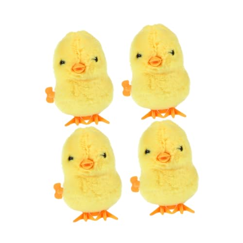 FUNNETOYU 4 Stück Hüpfendes Hühnerspielzeug Aufziehbares Springendes Hühnerspielzeug Kleine Spielsachen Kleinkindspielzeug Lustiges Spielzeughühner Für Gelb Plüsch FUNNETOYU 4 Stück Hüpfendes Hühnerspielzeug Aufziehbares Springendes Hühnerspielzeug Kleine Spielsachen Kleinkindspielzeug Lustiges Spielzeughühner Für Gelb Plüsch von FUNNETOYU
