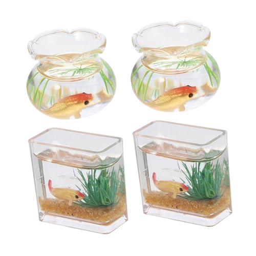 FUNNETOYU 4 Stück Maßstab aus Glas Lebensechte Koi Dekoration für Puppenhaus Mikroskopische Landschaftsaccessoires Tischmitte und Wohnraumdekoration Zufällige Farbe Zufällige Farbe FUNNETOYU 4 Stück Maßstab aus Glas Lebensechte Koi Dekoration für Puppenhaus Mikroskopische Landschaftsaccessoires Tischmitte und Wohnraumdekoration Zufällige Farbe Zufällige Farbe von FUNNETOYU