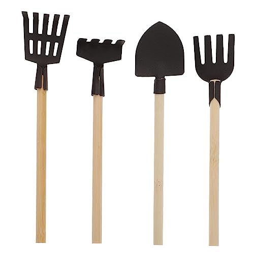 FUNNETOYU 4 Stück Mini Gartenwerkzeugset für Teiliges Set mit Rechen und Schaufel für Puppenhaus und Gartenarbeit Kreative Spielzeuge für Mädchen und Jungen FUNNETOYU 4 Stück Mini Gartenwerkzeugset für Teiliges Set mit Rechen und Schaufel für Puppenhaus und Gartenarbeit Kreative Spielzeuge für Mädchen und Jungen von FUNNETOYU