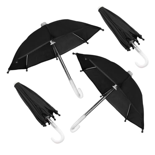 FUNNETOYU 4 Stück Mini-Regenschirm Puppe Realistisch Miniatur Dekorativ Klein Party Regenschirme Für Regenschirm- Mini-Schirm Zum Basteln Regenschirmdekore Mini - Plastik Schwarz FUNNETOYU 4 Stück Mini-Regenschirm Puppe Realistisch Miniatur Dekorativ Klein Party Regenschirme Für Regenschirm- Mini-Schirm Zum Basteln Regenschirmdekore Mini - Plastik Schwarz von FUNNETOYU