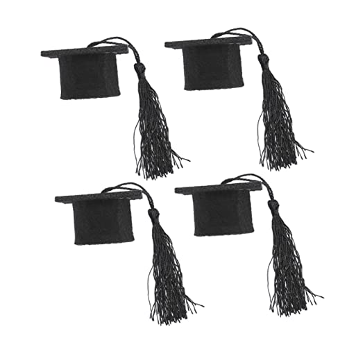 FUNNETOYU 4 Stück Mini-arztmütze Requisite Für Die Abschlussfeier Hüte Mini-weihnachtsstoffmützen Doktorhut Dekorationskappen Puppe Blumenstrauß-accessoires Hart Gefühlt Black FUNNETOYU 4 Stück Mini-arztmütze Requisite Für Die Abschlussfeier Hüte Mini-weihnachtsstoffmützen Doktorhut Dekorationskappen Puppe Blumenstrauß-accessoires Hart Gefühlt Black von FUNNETOYU