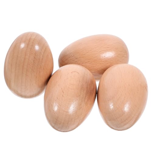 FUNNETOYU 4 Stück Schaukelei Aus Holz Xylophon Musikalische Eier Pädagogisches Musikspielzeug Eierbecher Für Babys Maracas-schlaginstrument Egg Maracas Shaker Musical Spinnen Khaki FUNNETOYU 4 Stück Schaukelei Aus Holz Xylophon Musikalische Eier Pädagogisches Musikspielzeug Eierbecher Für Babys Maracas-schlaginstrument Egg Maracas Shaker Musical Spinnen Khaki von FUNNETOYU