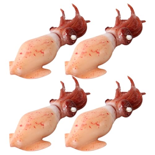 FUNNETOYU 4 Stück Simulation -figurenmodell Dekoration Gefälschtes Meerestiermodell Lebensechtes Simulationstiermodell Simulations-tintenfischfigur PVC FUNNETOYU 4 Stück Simulation -figurenmodell Dekoration Gefälschtes Meerestiermodell Lebensechtes Simulationstiermodell Simulations-tintenfischfigur PVC von FUNNETOYU