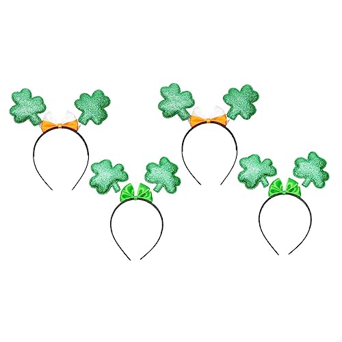 FUNNETOYU 4 Stück Stirnband Haarbänder für Damen Stirnbandschleife fasching kopfbedeckung fastnacht kopfbedeckung dekorativer festlicher Kopfschmuck st. Patrick's Day Party-Requisite FUNNETOYU 4 Stück Stirnband Haarbänder für Damen Stirnbandschleife fasching kopfbedeckung fastnacht kopfbedeckung dekorativer festlicher Kopfschmuck st. Patrick's Day Party-Requisite von FUNNETOYU